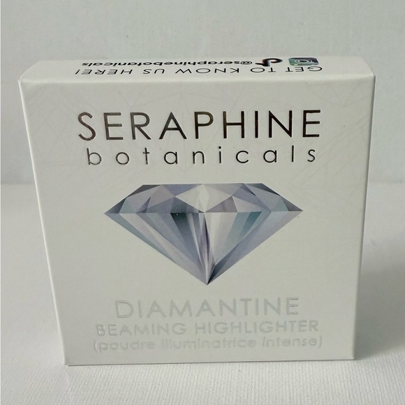 Seraphine Botanicals Diamantine Beaming Highlighter Oyster 6.5g Vegan Makeup NEW - Picture 1 of 4
